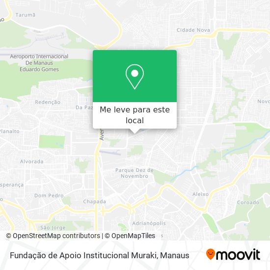 Fundação de Apoio Institucional Muraki mapa