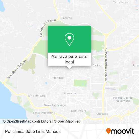 Policlinica José Lins mapa