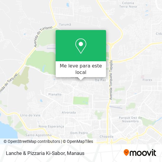 Lanche & Pizzaria Ki-Sabor mapa