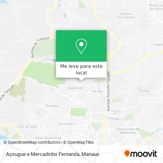 Açougue e Mercadinho Fernanda mapa