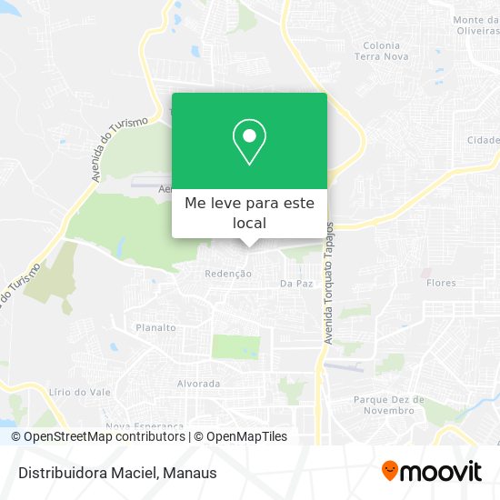 Distribuidora Maciel mapa
