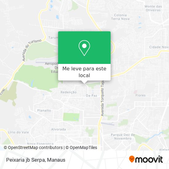 Peixaria jb Serpa mapa