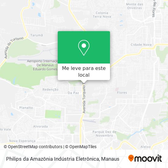 Philips da Amazônia Indústria Eletrônica mapa