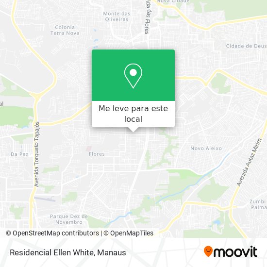 Residencial Ellen White mapa