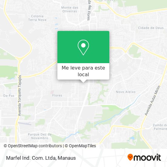 Marfel Ind. Com. Ltda mapa