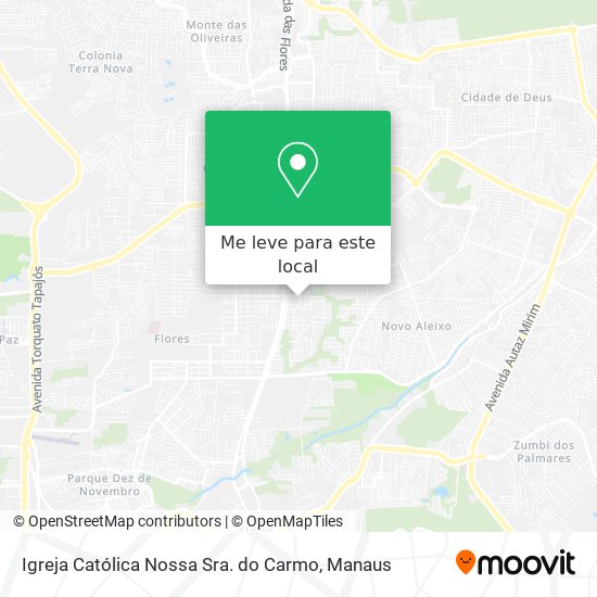 Igreja Católica Nossa Sra. do Carmo mapa