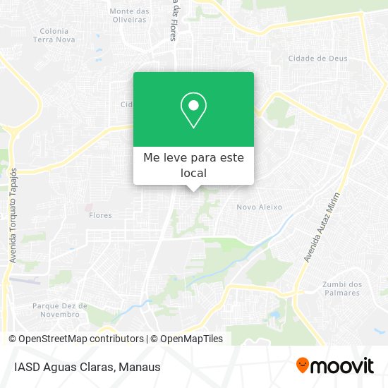 IASD Aguas Claras mapa