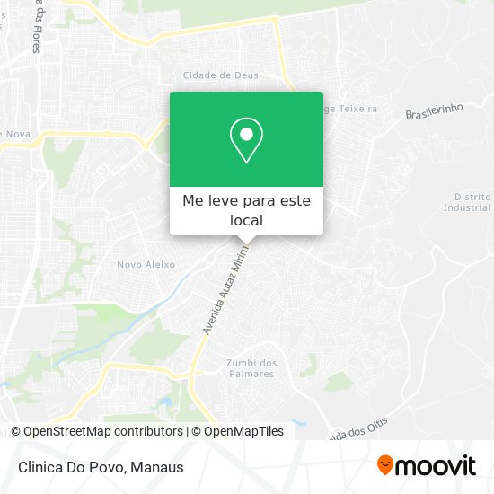 Clinica Do Povo mapa