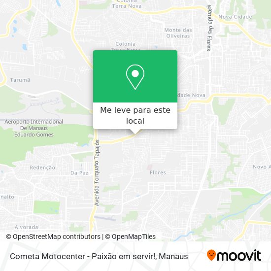 Cometa Motocenter - Paixão em servir! mapa