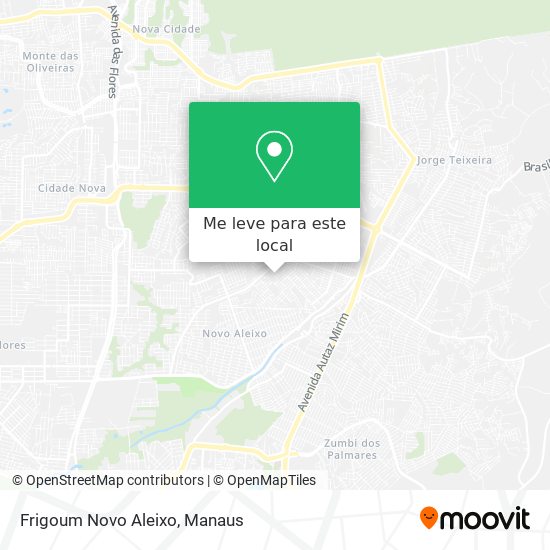 Frigoum Novo Aleixo mapa