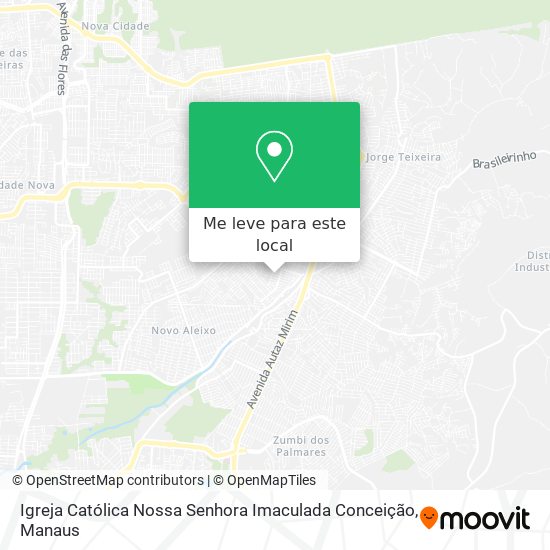 Igreja Católica Nossa Senhora Imaculada Conceição mapa