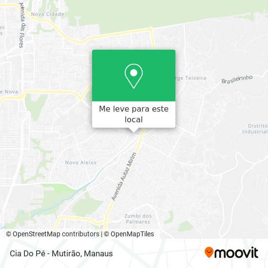 Cia Do Pé - Mutirão mapa
