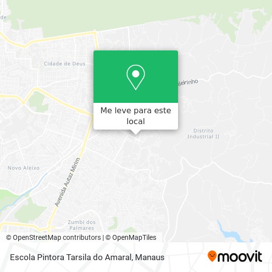 Escola Pintora Tarsila do Amaral mapa