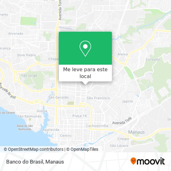 Banco do Brasil mapa
