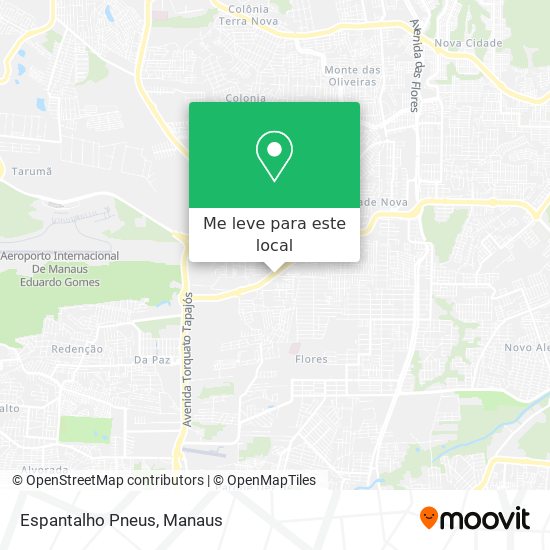 Espantalho Pneus mapa