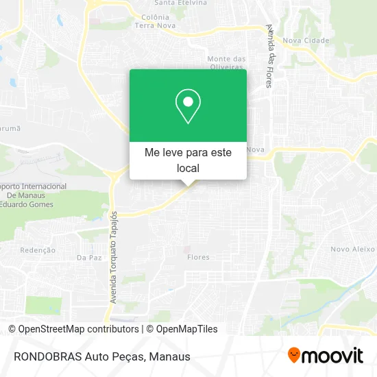 RONDOBRAS Auto Peças mapa