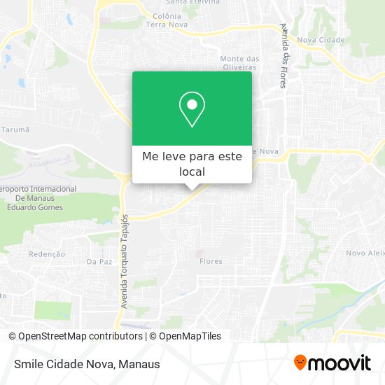 Smile Cidade Nova mapa