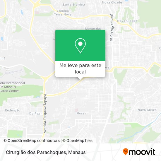 Cirurgião dos Parachoques mapa