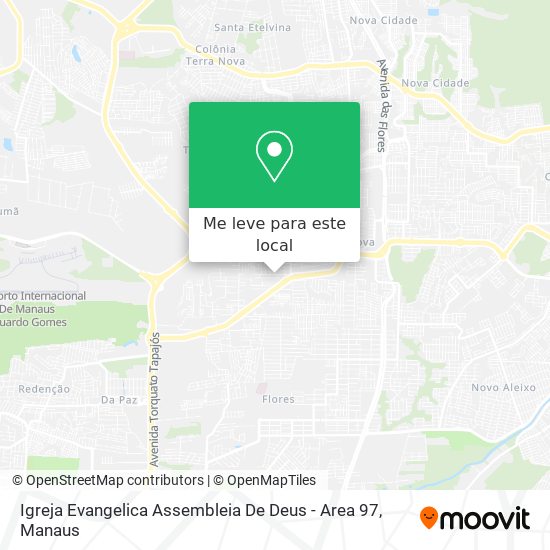 Igreja Evangelica Assembleia De Deus - Area 97 mapa