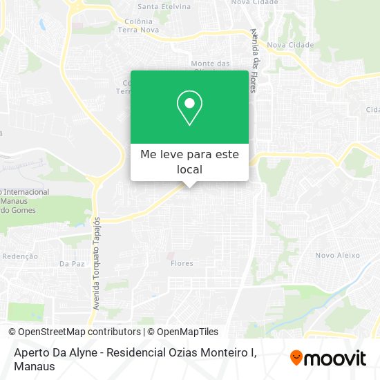 Aperto Da Alyne - Residencial Ozias Monteiro I mapa