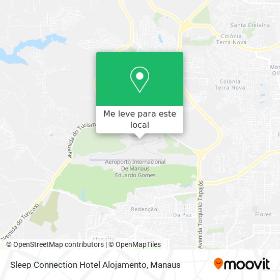 Sleep Connection Hotel Alojamento mapa