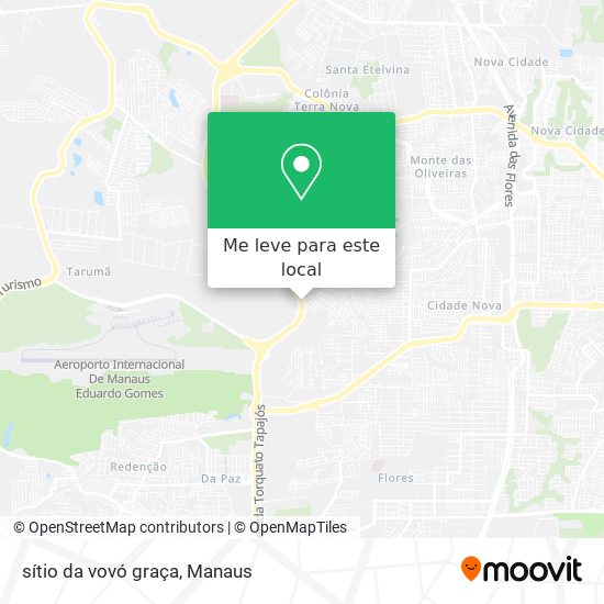 sítio da vovó graça mapa