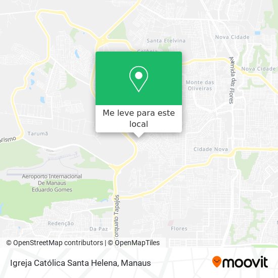 Igreja  Católica Santa Helena mapa