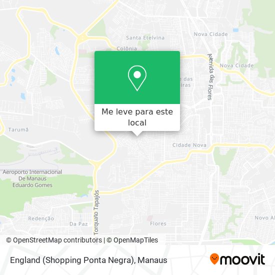 England (Shopping Ponta Negra) mapa