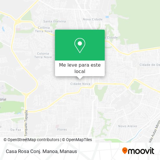Casa Rosa Conj. Manoa mapa