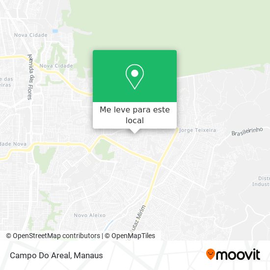 Campo Do Areal mapa