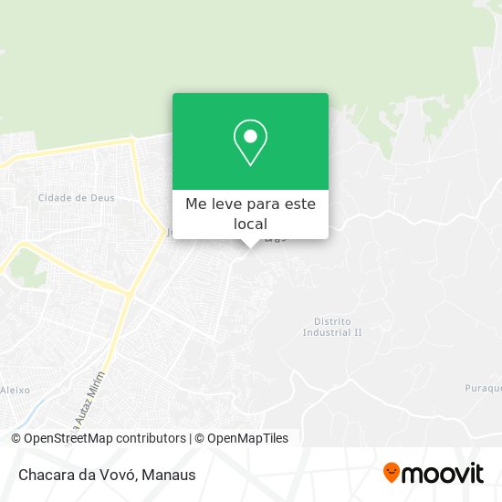 Chacara da Vovó mapa