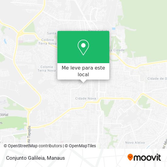 Conjunto Galileia mapa