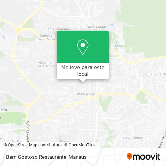 Bem Gostoso Restaurante mapa