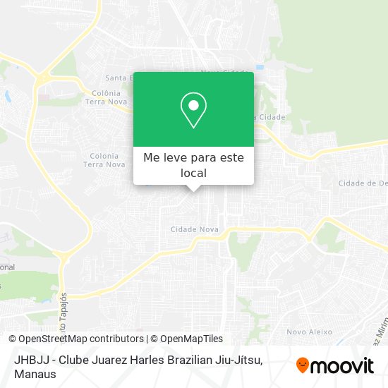 JHBJJ - Clube Juarez Harles Brazilian Jiu-Jítsu mapa