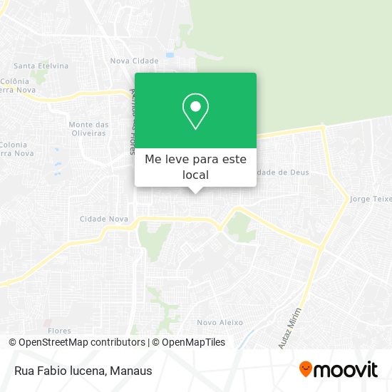 Rua Fabio lucena mapa