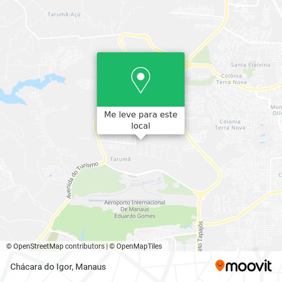 Chácara do Igor mapa
