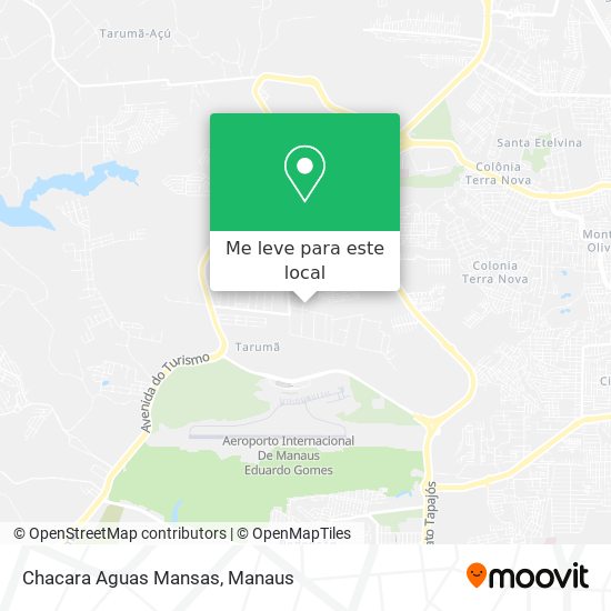 Chacara Aguas Mansas mapa