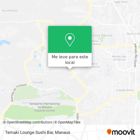 Temaki Lounge Sushi Bar mapa