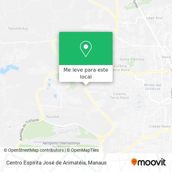 Centro Espírita José de Arimatéia mapa