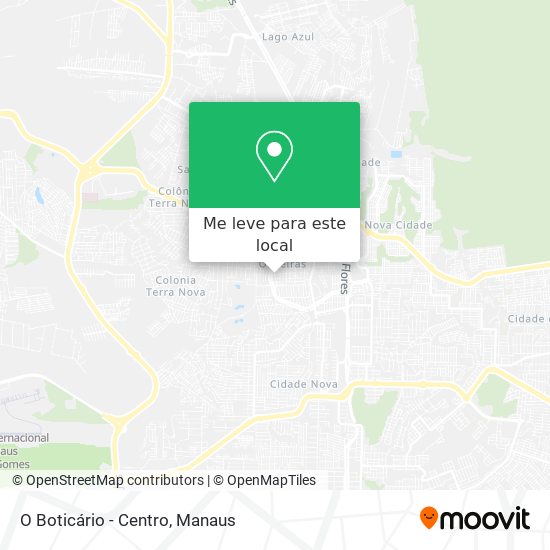 O Boticário - Centro mapa