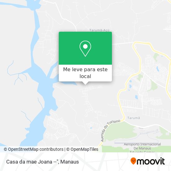 Casa da mae Joana --" mapa