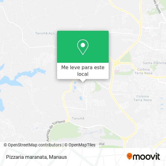 Pizzaria maranata mapa