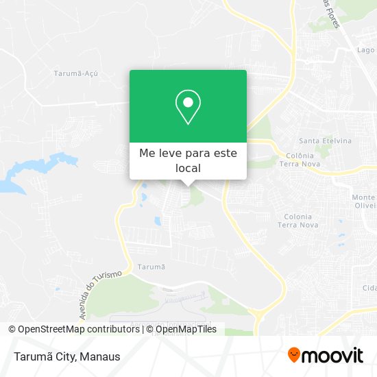Tarumã City mapa