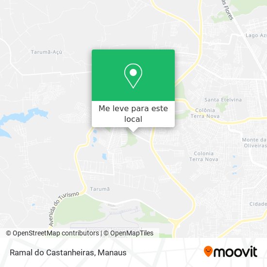 Ramal do Castanheiras mapa