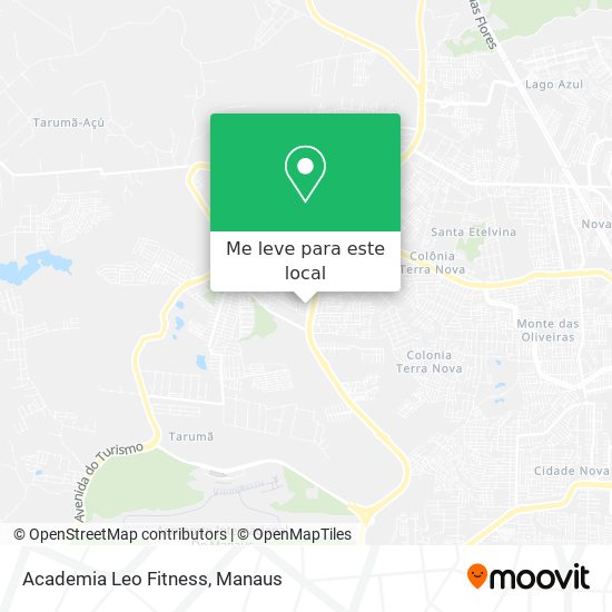 Academia Leo Fitness mapa
