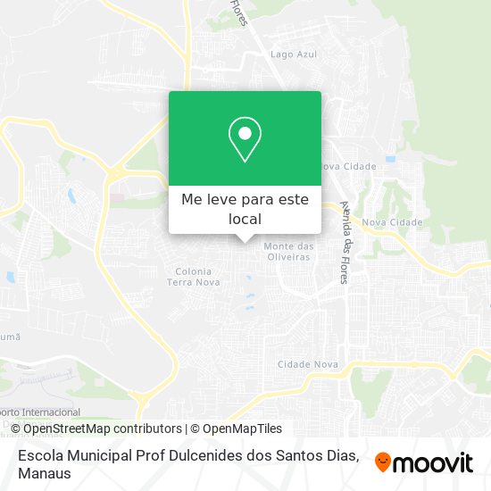 Escola Municipal Prof Dulcenides dos Santos Dias mapa