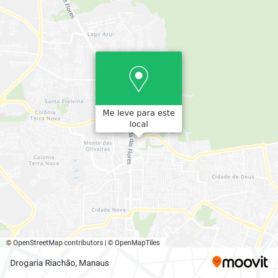 Drogaria Riachão mapa