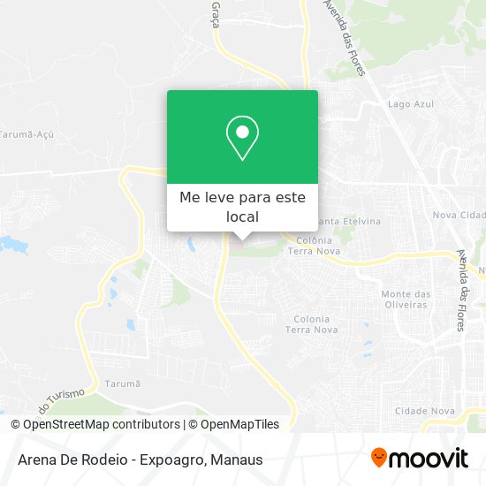 Arena De Rodeio - Expoagro mapa