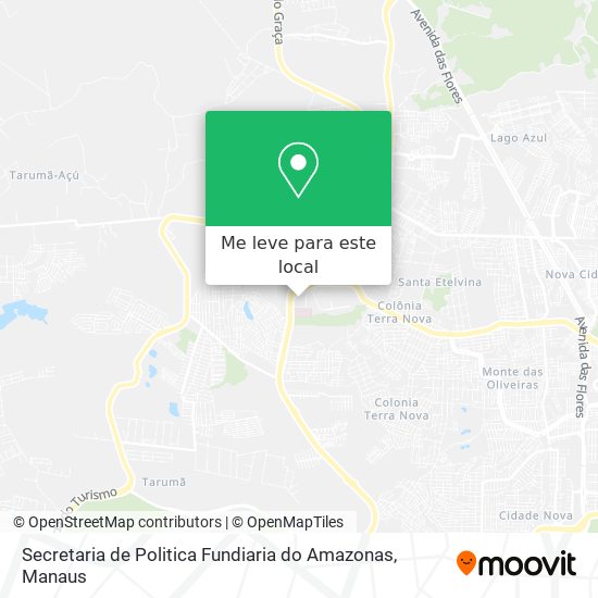 Secretaria de Politica Fundiaria do Amazonas mapa