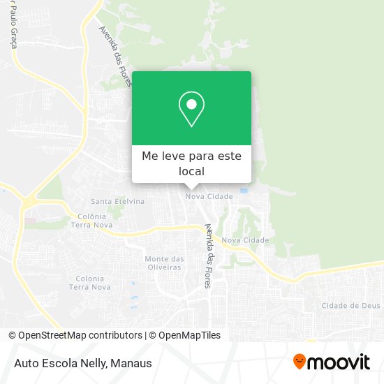 Auto Escola Nelly mapa